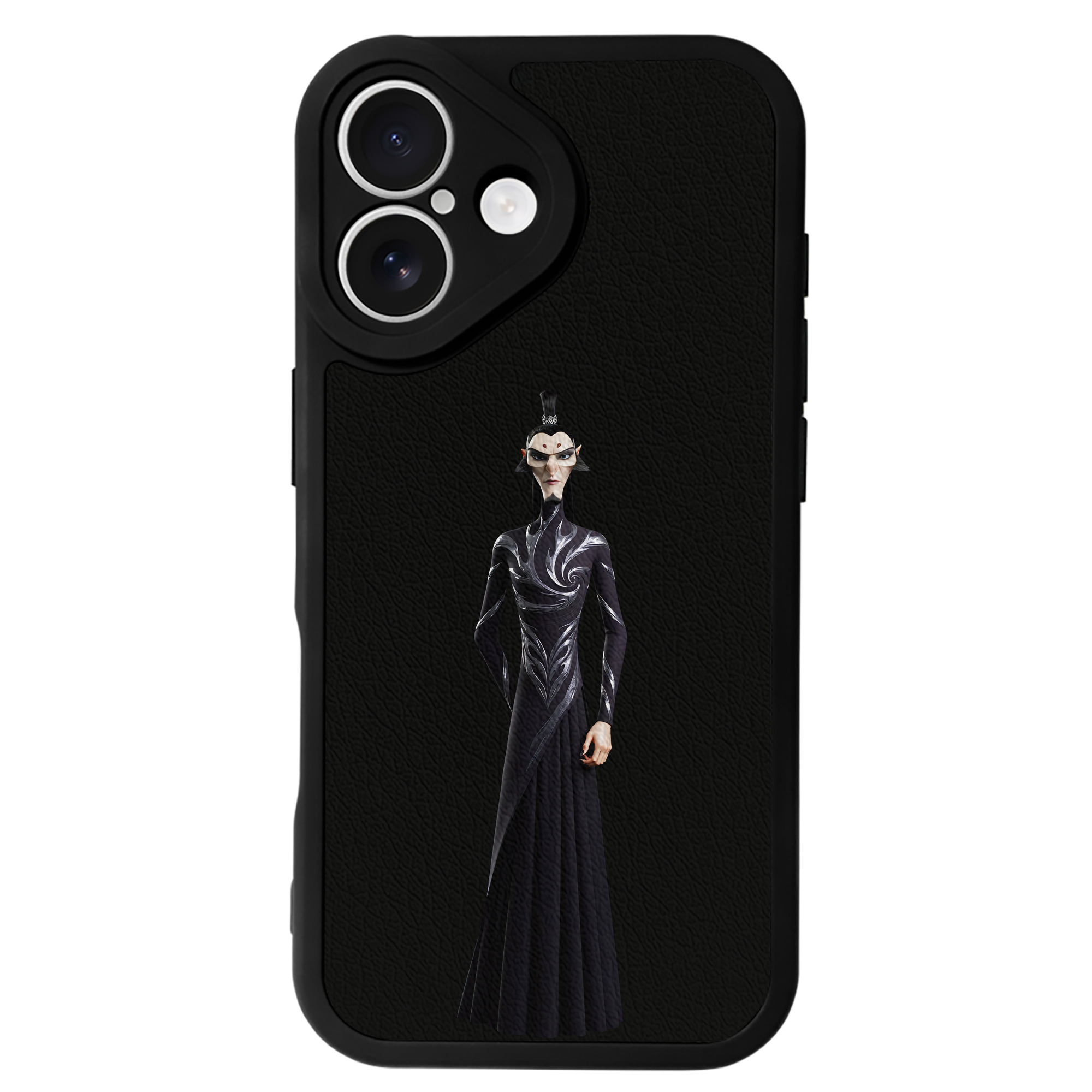 （画像用） Ne Zha 2 ナタ 魔童の大暴れ 【iPhone 16シリーズ対応】シリコンスマホケース（レザー調） 材質：シリコン